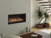 Leawood KS modern white fireplace